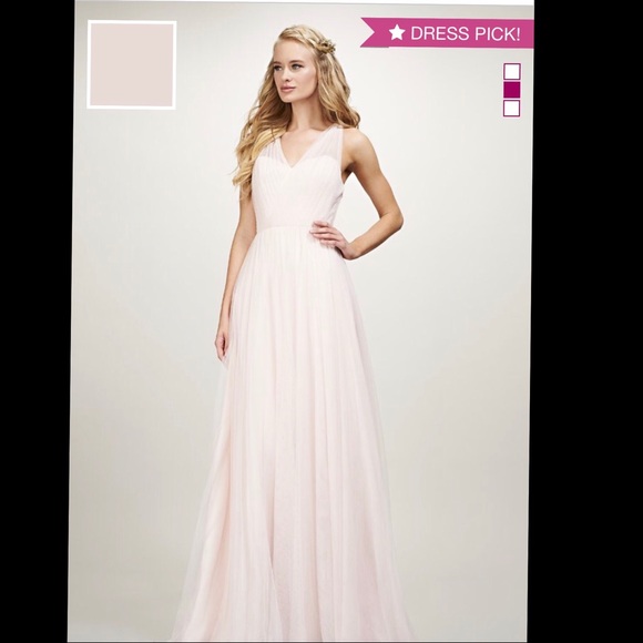 Dresses & Skirts - Tulle v-neck gown with cross back Dresses & Skirts - Tulle v-neck gown with cross back